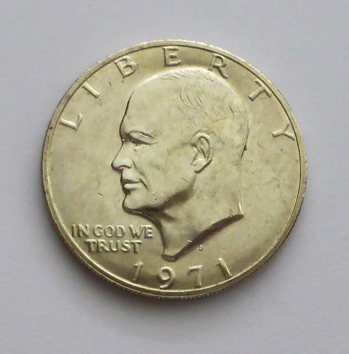 Toutes les monnaies: USA - One Silver Dollar 1971 S - "Eisenhower Dollar" – Neuf (Voir description) à Buochs par ema-coins 6