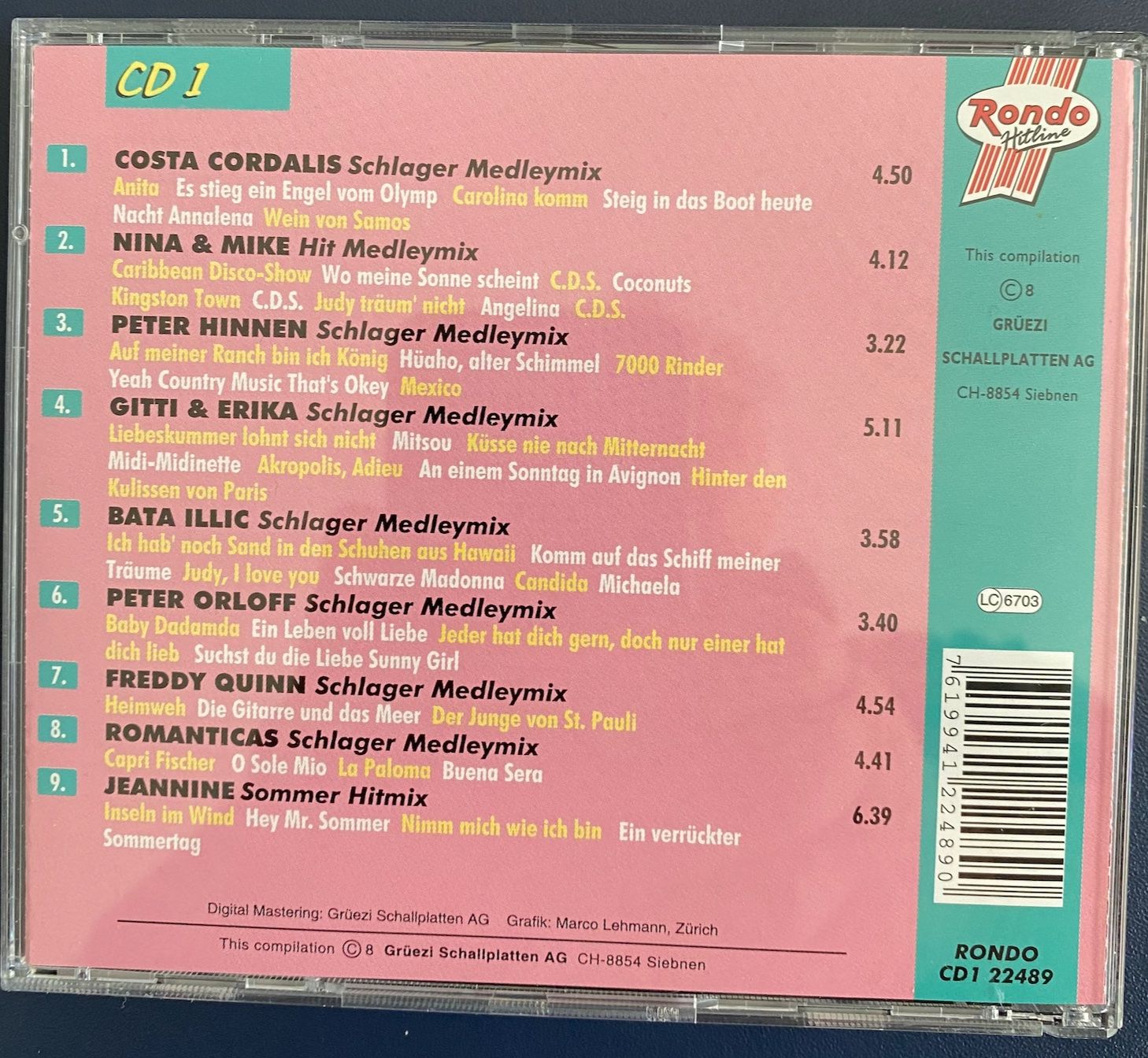 CD: Super Schlager Medley Hitmix - 3CD Box - Sommerhits – Usato da Rain venduto da sempach2 3