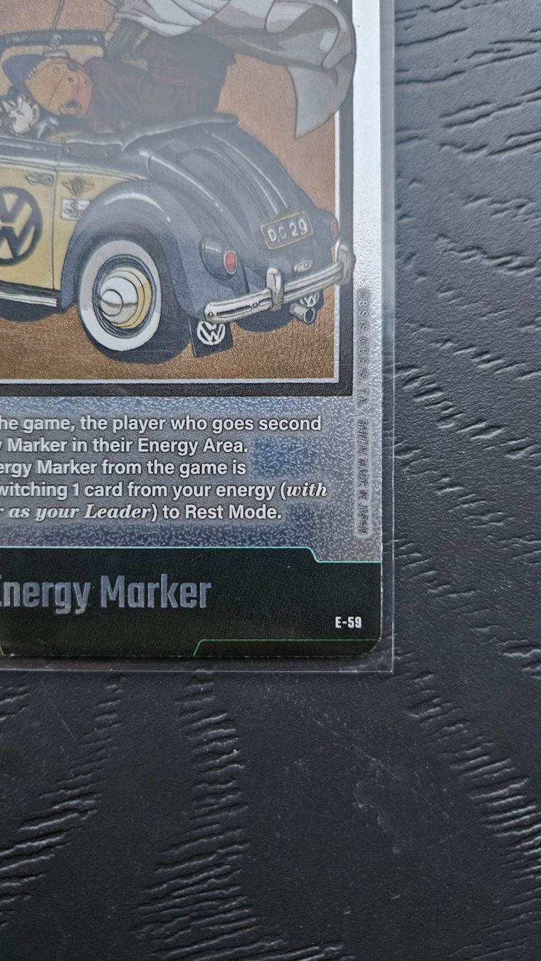Bandai Carte collezionabili: DB Fusion World Energy Marker E-59 Silver EN – Usato da Stetten AG venduto da Kiosk56 2