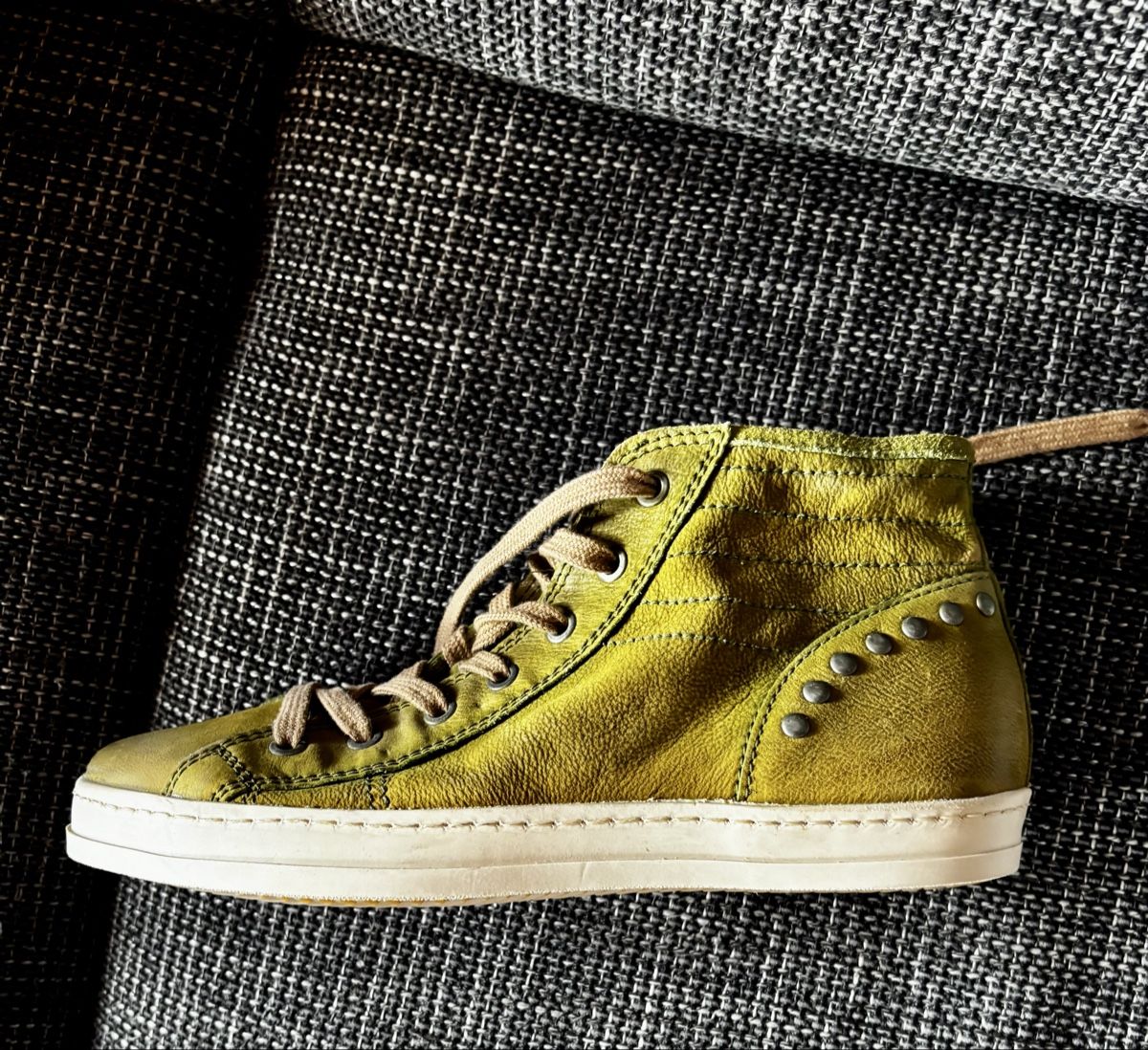 Mjus Scarpe da uomo: Espadrilles montante en cuir – Nuovo (secondo la descrizione) da Estavayer Le Lac venduto da sico1260 5