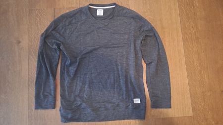 mons royale merino tencel crew, L
