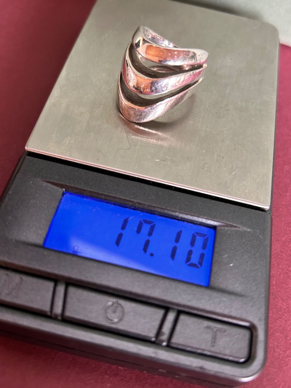 Ringe: Ring DESIGNER dynamisch Silber (56/18) – Gebraucht aus Laufen von Bellavitaboom 6
