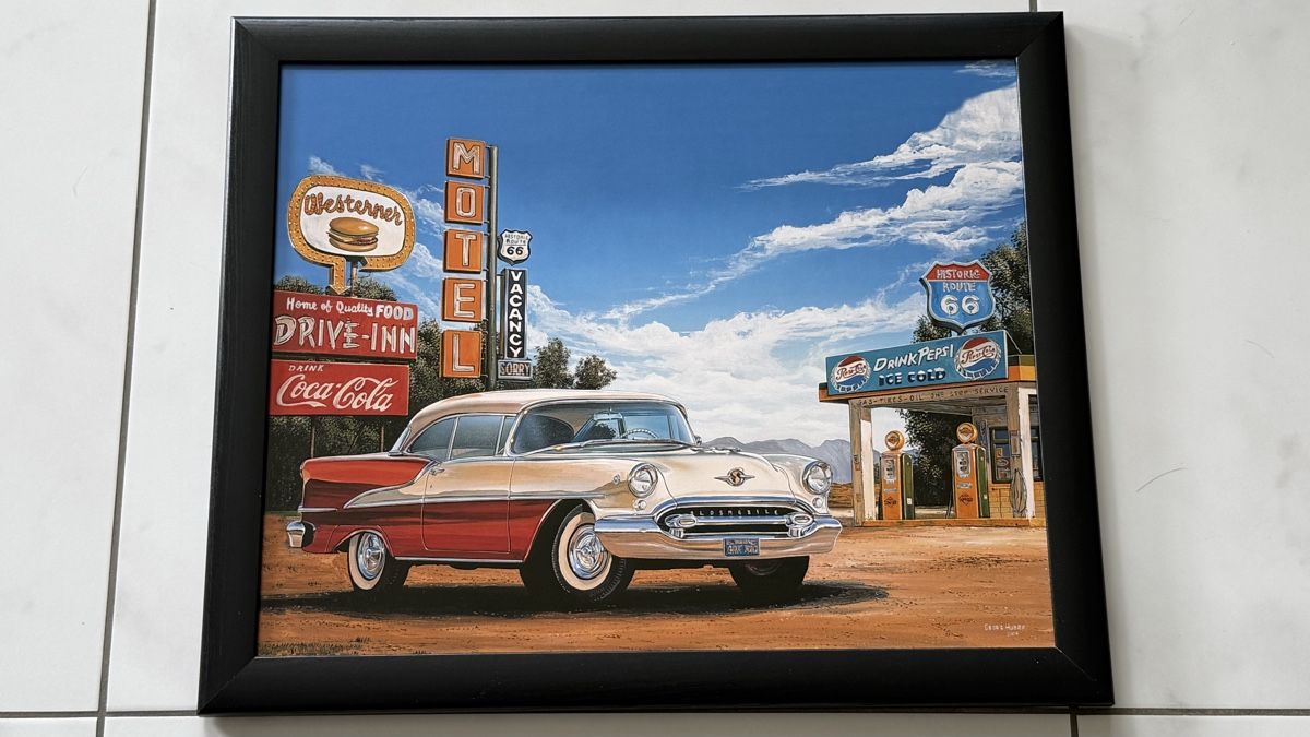 Poster & Bilder: Bilder Set 3stk Oldtimer Bilder Vintage Stil Dekoration – Gebraucht aus Buchrain von Kindlein 3