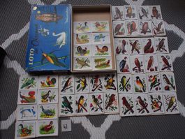 Jeu Loto des Oiseaux Volumétrix vintage