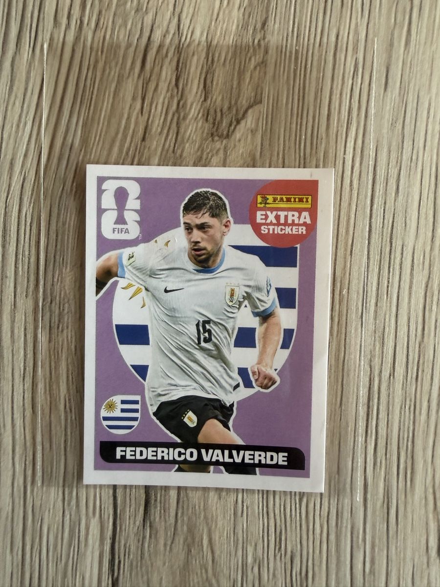 Panini Carte collezionabili: Sticker Panini Extra Federico Valverde Uruguay  – Nuovo e nell'imballaggio originale da Marly venduto da may_j75b