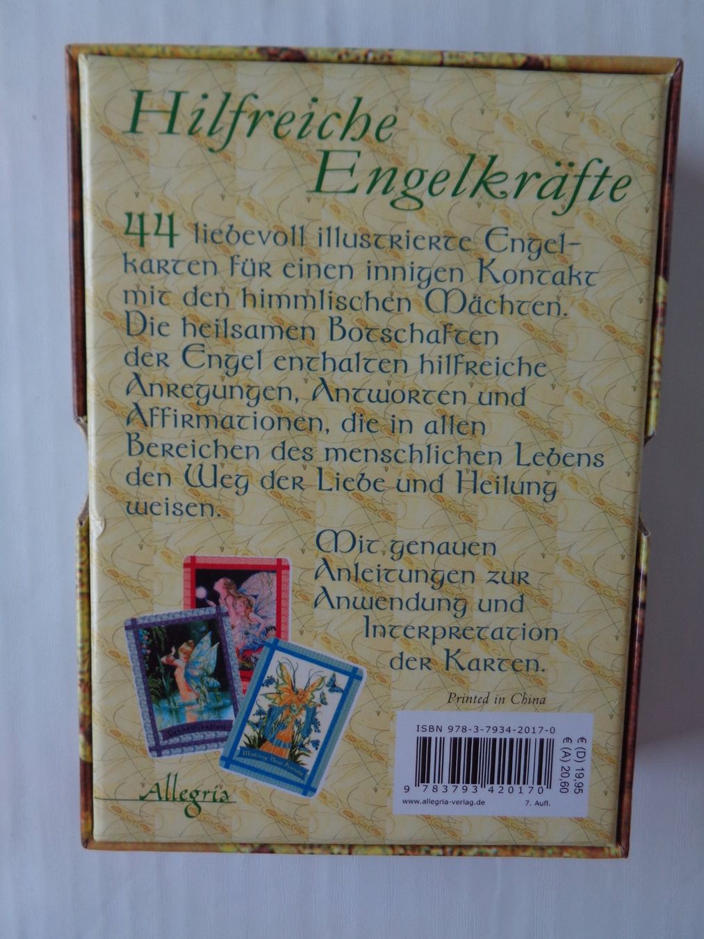 Giochi: Das Heil-Orakel der Engel 44 Karten mit Anleitung – Usato da Chur venduto da Oregano1 1