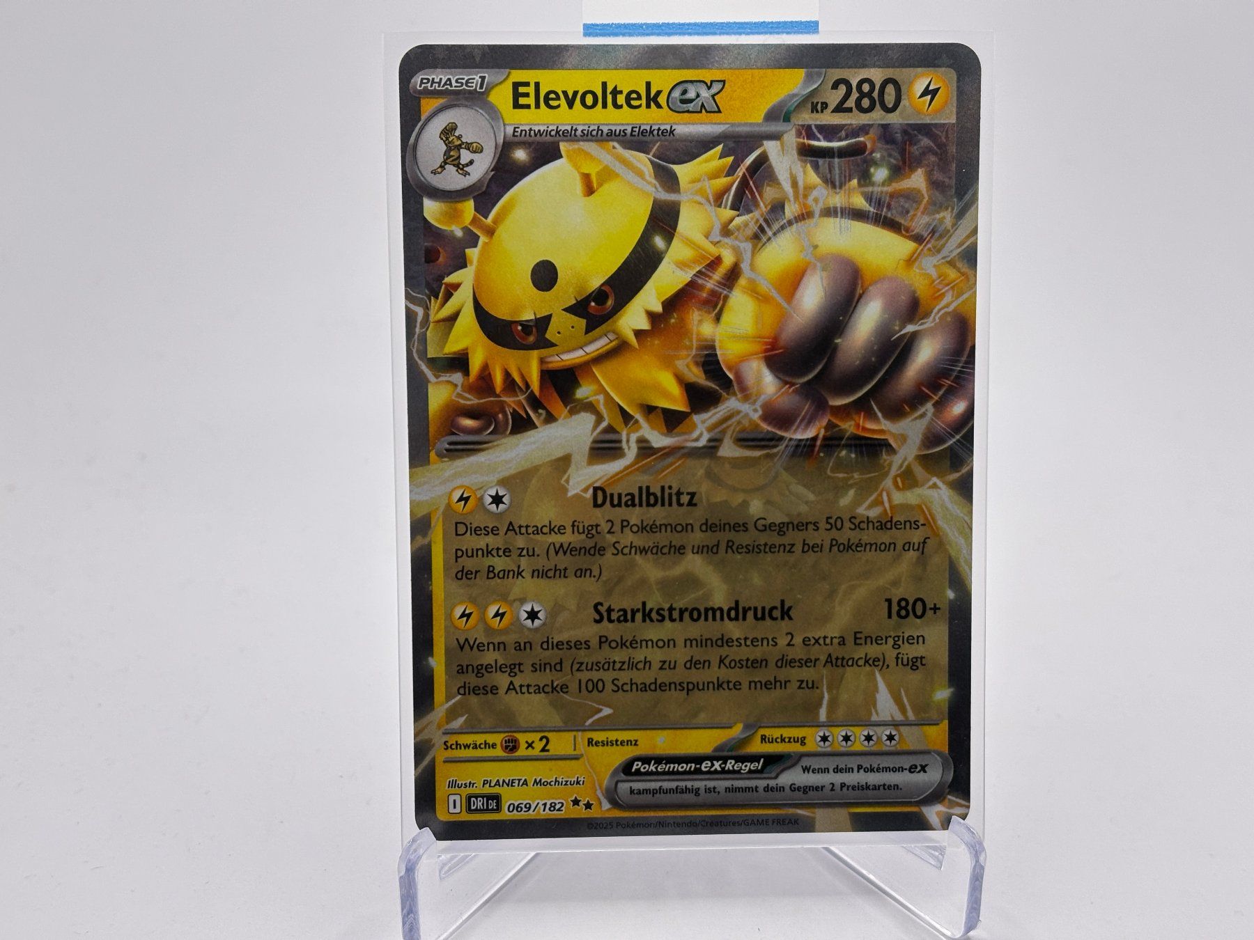 Pokémon Carte collezionabili: Ewige Rivalen - Elevoltek ex  (DRI 69) - DE – Nuovo (secondo la descrizione) da Allschwil venduto da Bullach