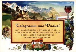 Telegramm aus Vaduz. Schloss Vaduz
