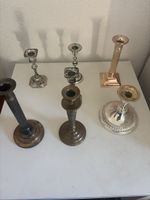 Antike Kerzenleuchter Sammlung 7-tlg. 1900–1950