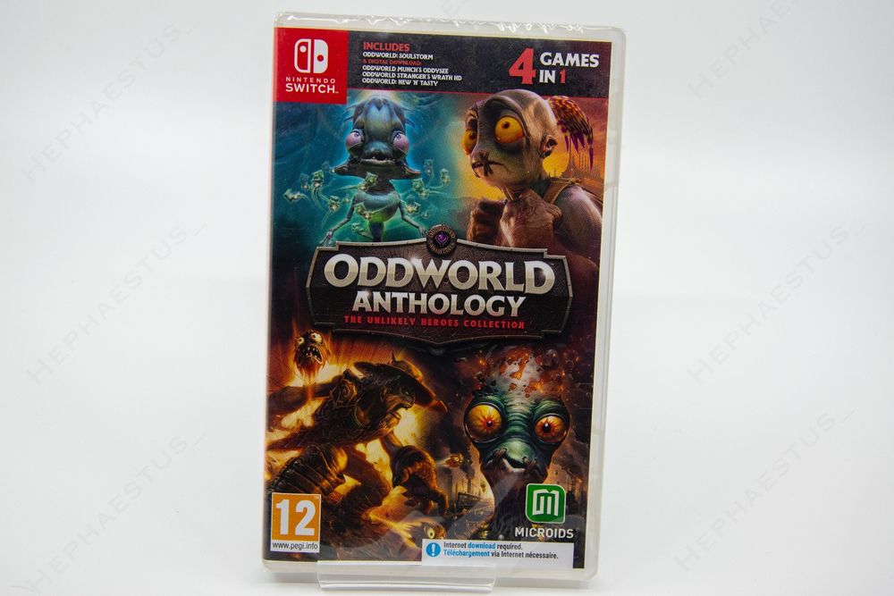 Jeu Oddworld Anthology - The Unlikely Heroes Collection (Nintendo Switch) - Version Européenne Neuve
