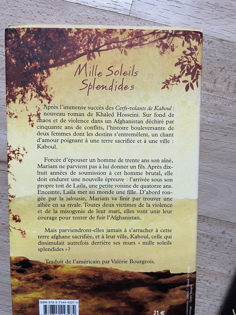 Libri: Khaled Hosseini - 2 romans en français – Usato da Crissier venduto da Nouchki76 1