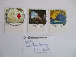 Voll Ort Ersttagsstempel aus 5080 Laufenburg