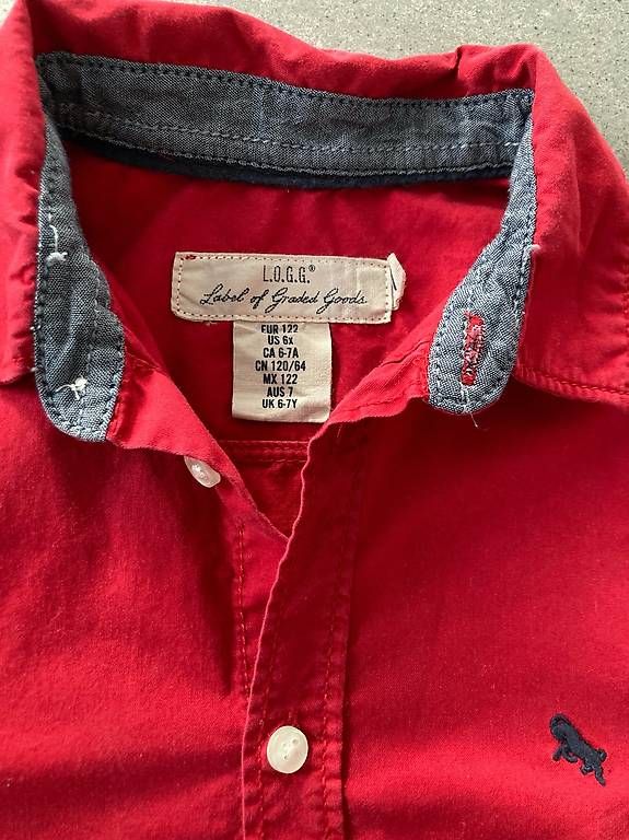 Camicie, T-shirt & Polo: Langarmhemd Jungs (Gr. 122) – Nuovo (secondo la descrizione) da Hettlingen venduto da rselchi 2