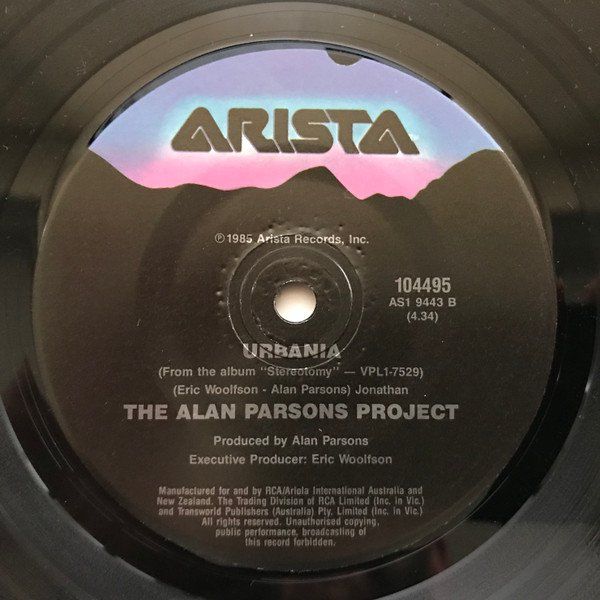 Dischi in vinile: Parsons Alan Project: Stereotomy 7" – Usato da Steinhausen venduto da Vilivinili 1