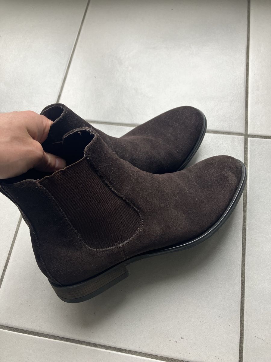 Scarpe da uomo: Chelsea Boots dunkelbraun – Usato da Basel venduto da aeb_7r2g 2