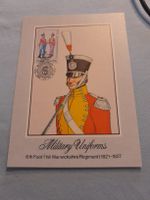 Carte postale: Uniforme militaire anglais 1821-1827!