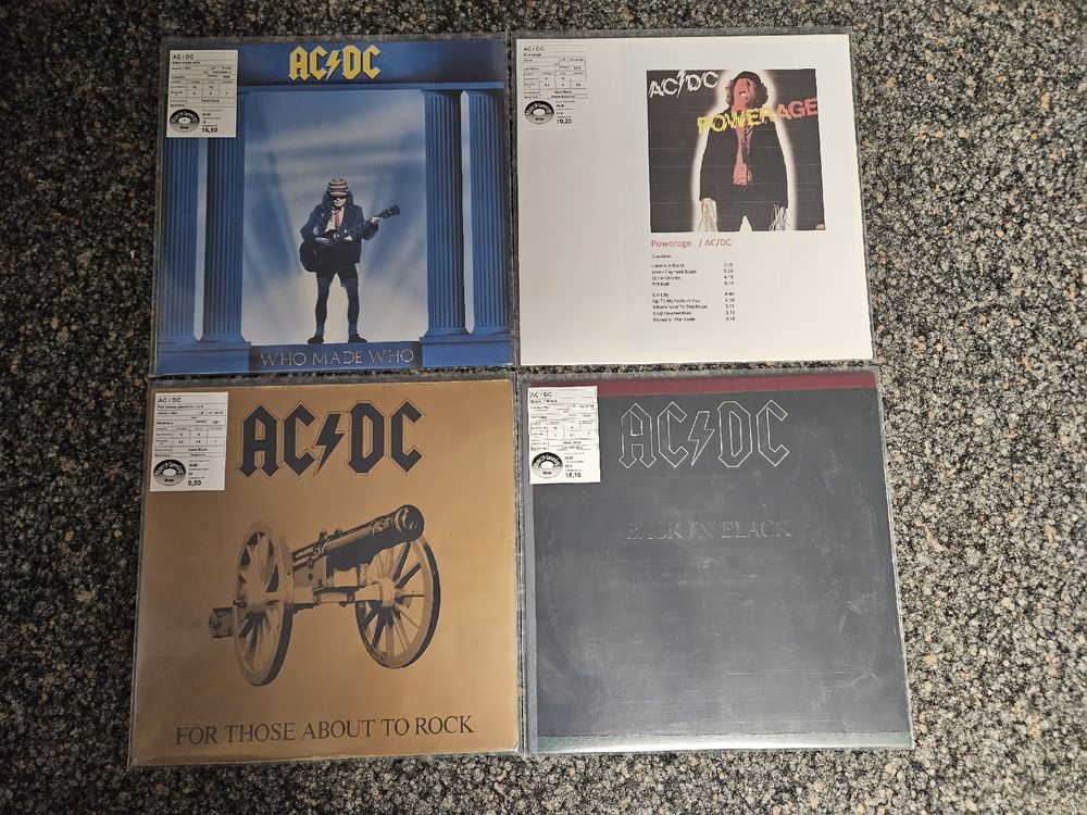 AC/DC 4 LPs, Raritäten (Gebraucht) in Lyss für CHF 50 – mit Lieferung ...