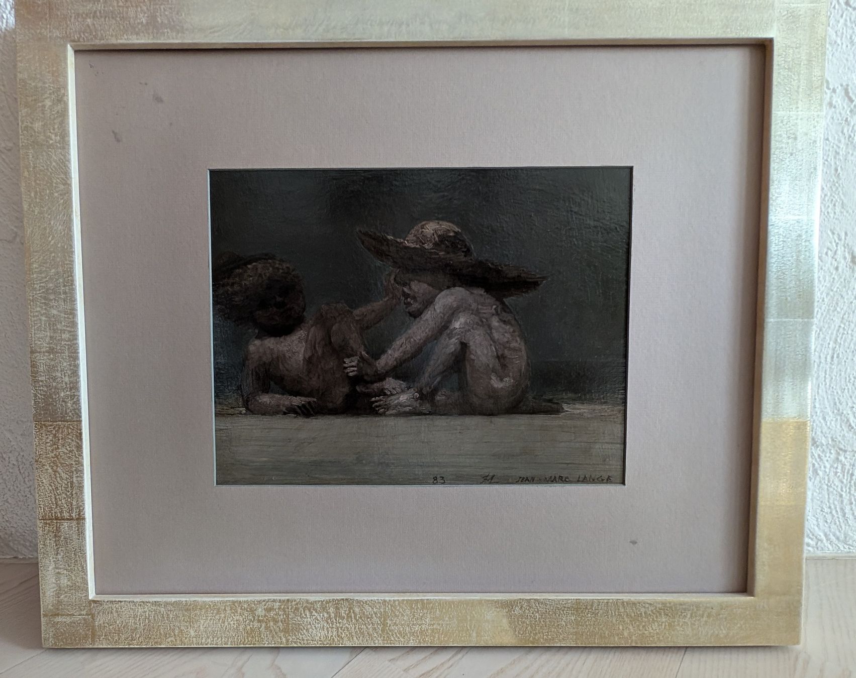 Dipinti: Jean-Marc Lange, 2 Kinder/Gnomen, 1983 – Nuovo (secondo la descrizione) da Zürich venduto da wme_2brc 1