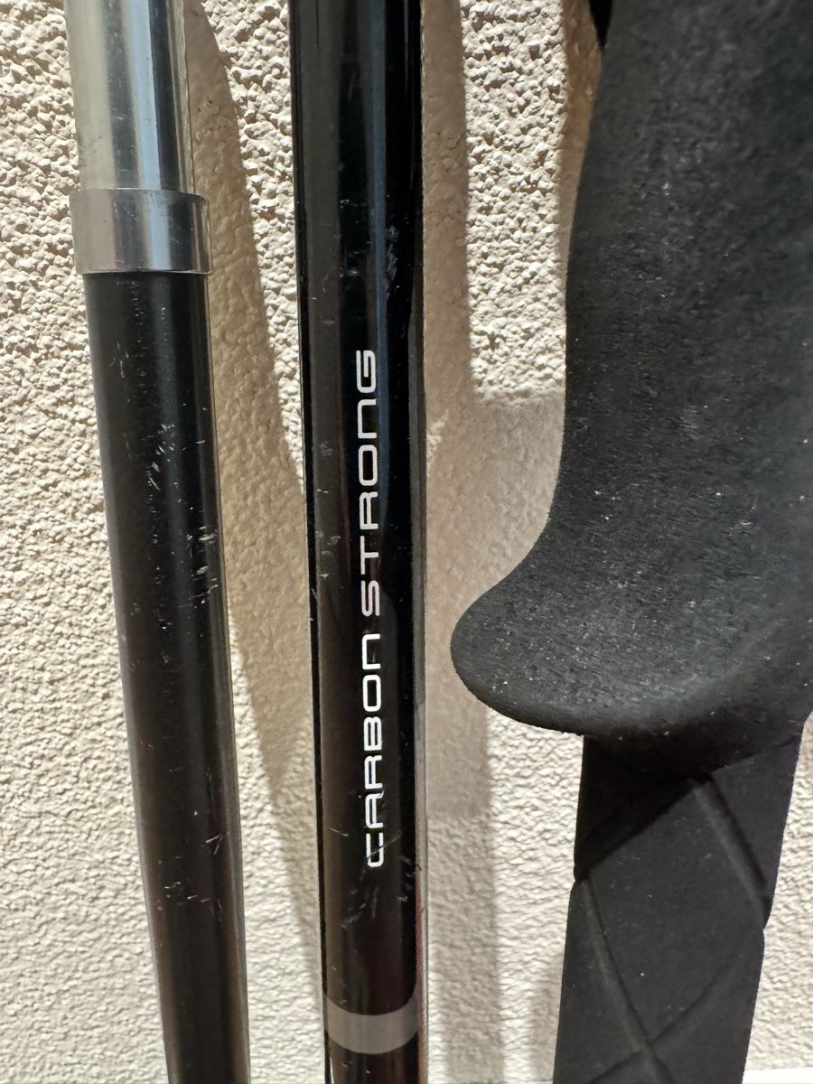 Leki Bastoncini da trekking: Leki Carbon Trekkingstöcke mit Tasche – Usato da Kloten venduto da Geromimoo9400 2