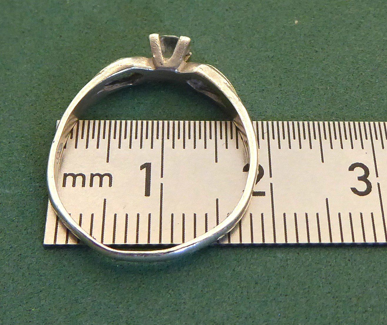 Anelli: Ring 925 Silber mit synthetischem Stein – Usato da Muri AG venduto da silvermouse007 3