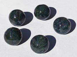 Moosachat Kugeln 19mm 5Stk.  43 Gramm