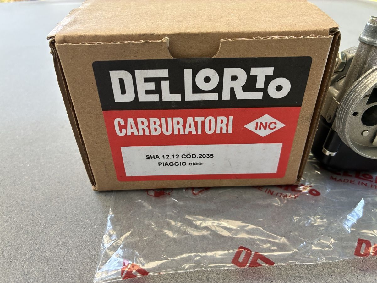 Dell'Orto Mofa-Ersatzteile: Dellorto 12/12 Vergaser Piaggio Ciao – Neu und originalverpackt aus Aarau Rohr von Sheeno 1