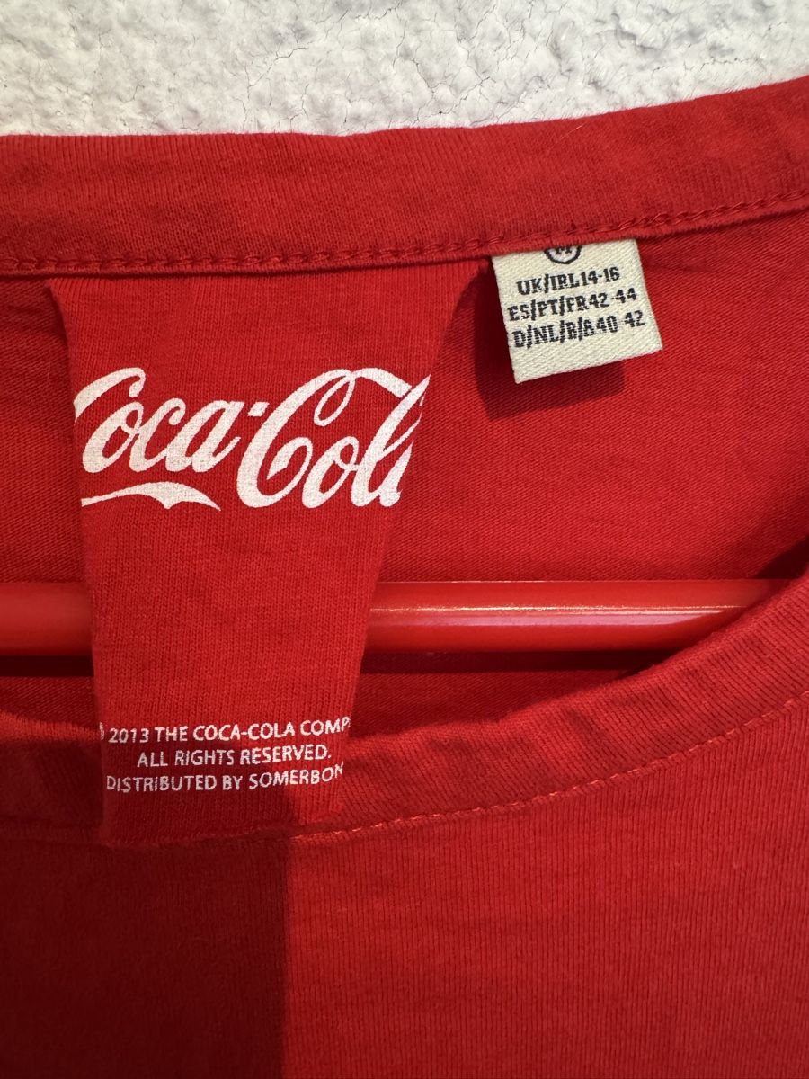 Top: Original Coca Cola Shirt Top Gr. M / L – Usato da Fislisbach venduto da KolibriSecondhand 1