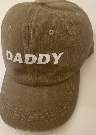 Grünes Daddy Baseball-Cap