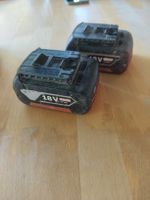 2x Bosch 5.0 Ah akkus 