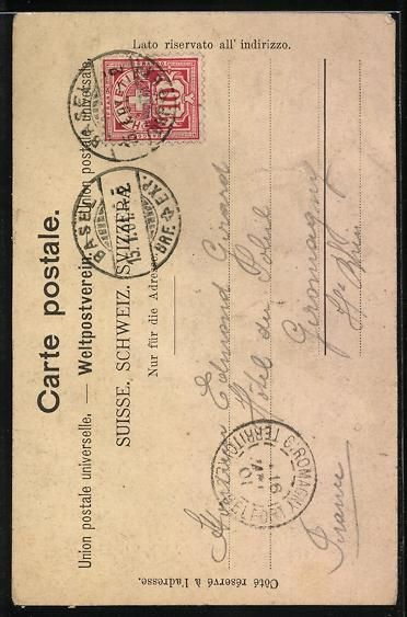 Cartes postales: AK Basel, Strassenpartie mit Kirche – D'occasion à Berlin par bartko-reher 1