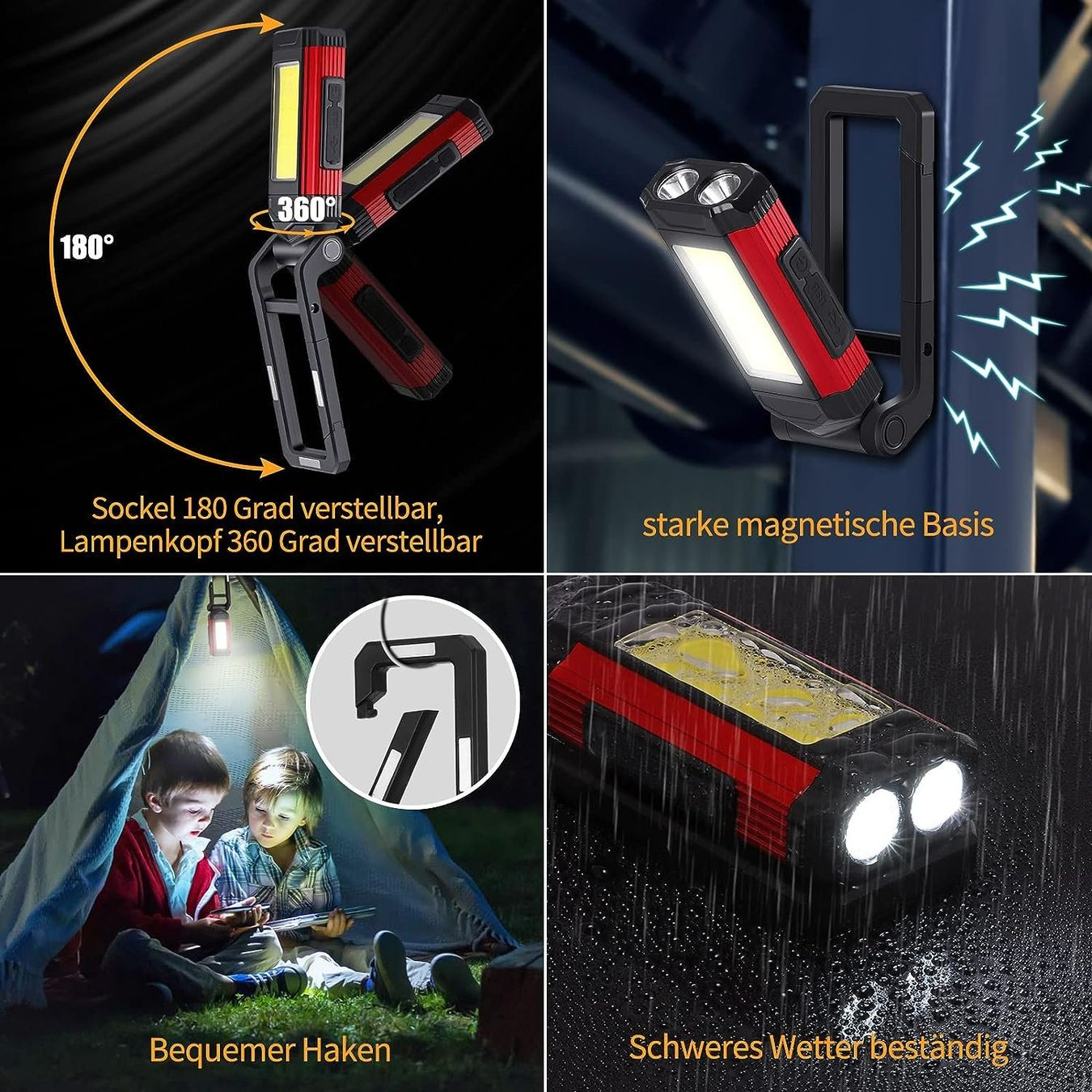 Lampade: Arbeitsleuchte LED Werkstattlampe – Nuovo e nell'imballaggio originale da Nuglar venduto da SaleRitter 3