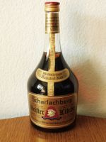 Rar Scharlachberg Meisterlikör Vintage alte Flasche 1970s