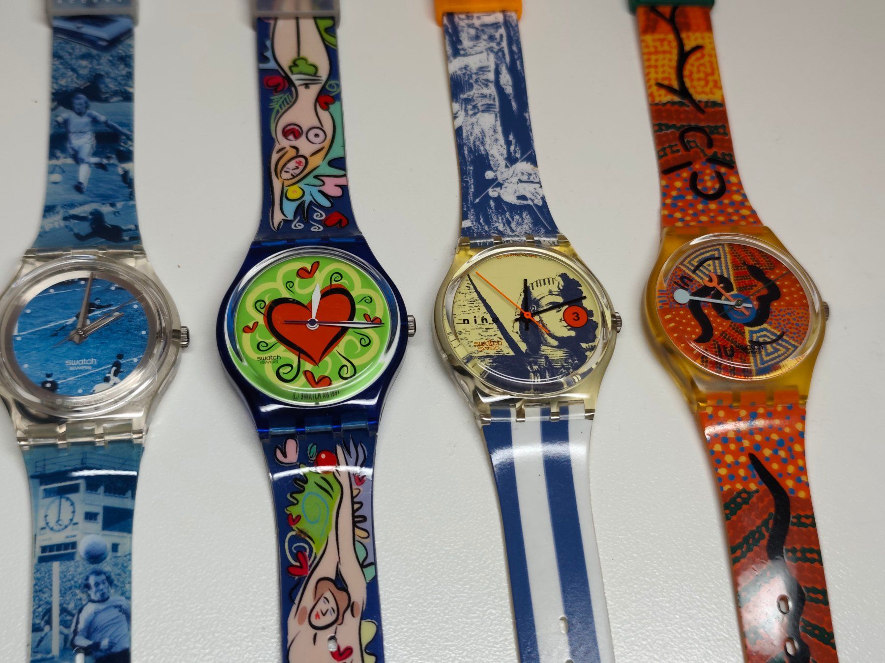 Swatch Orologi: Uhren Lot 7 Swatch Uhren – Difettoso da Eschenbach SG venduto da Piratenschatz 2