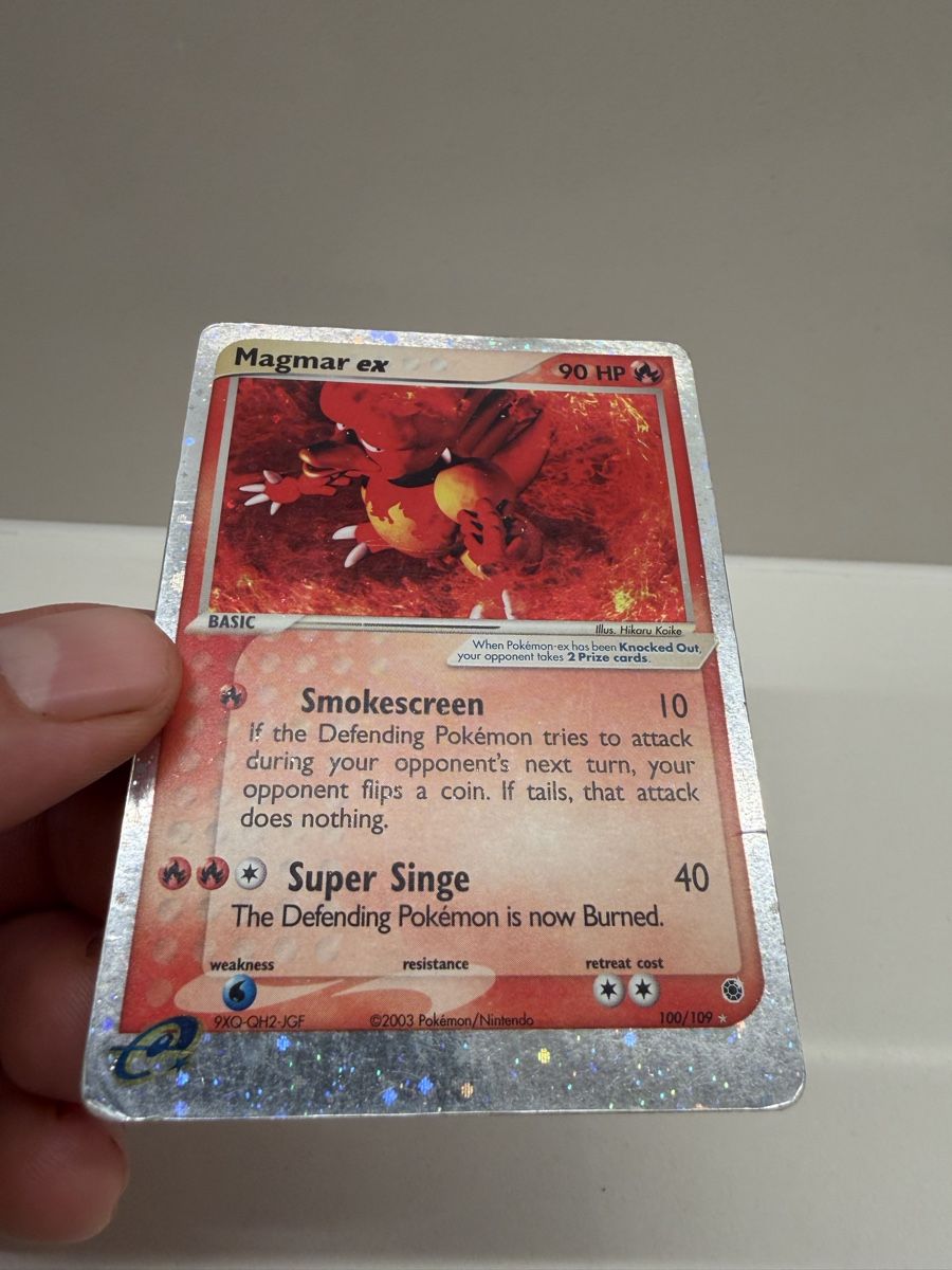 Pokémon Carte collezionabili: Magmar ex Ultra Rare EX Ruby & Sapphire 2003 – Usato da Arlesheim venduto da WungaBunga 4