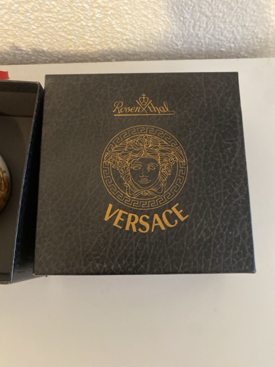 Rosenthal Toutes les décorations: Versace Rosenthal Barocco Weinachtskugel (Sammlerstück) – Neuf (Voir description) à Kriens par fel_xpt2 3
