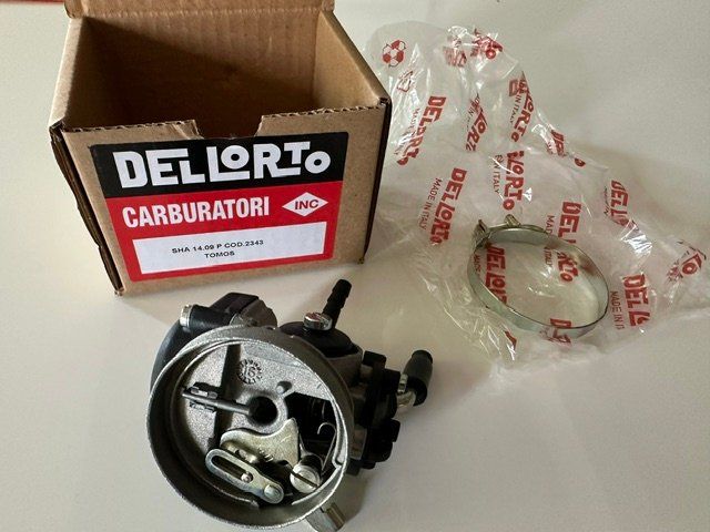 Tomos Alle Motorradersatzteile: Tomos A35 Dellorto Vergaser neu – Neu und originalverpackt aus Wiesendangen von Moch