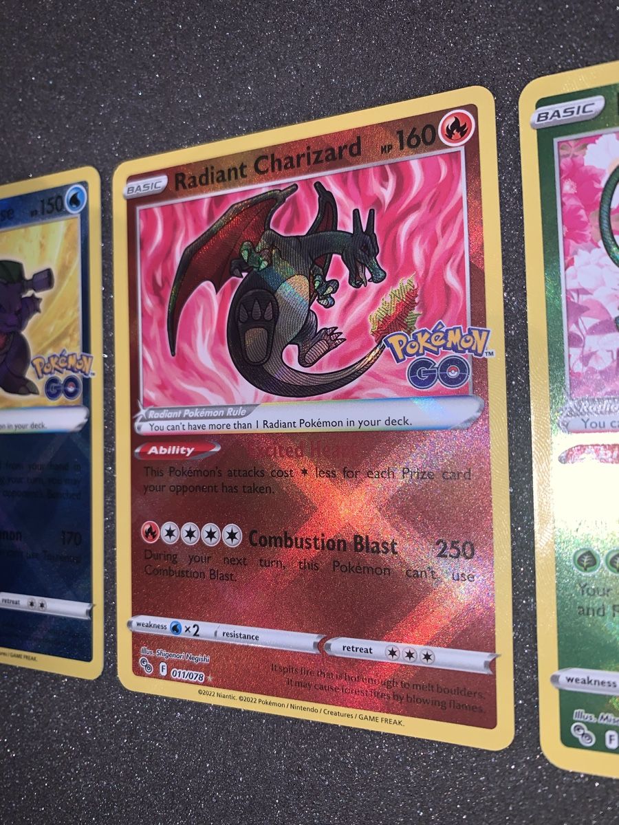 Pokémon Sammelbilder & Trading cards: Radiant Charizard Blastoise Venusaur GO  – Gebraucht aus Bironico von ars_z6lb 5