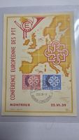 1959 FDC Maximumkarte PTT Konferenz Montreux
