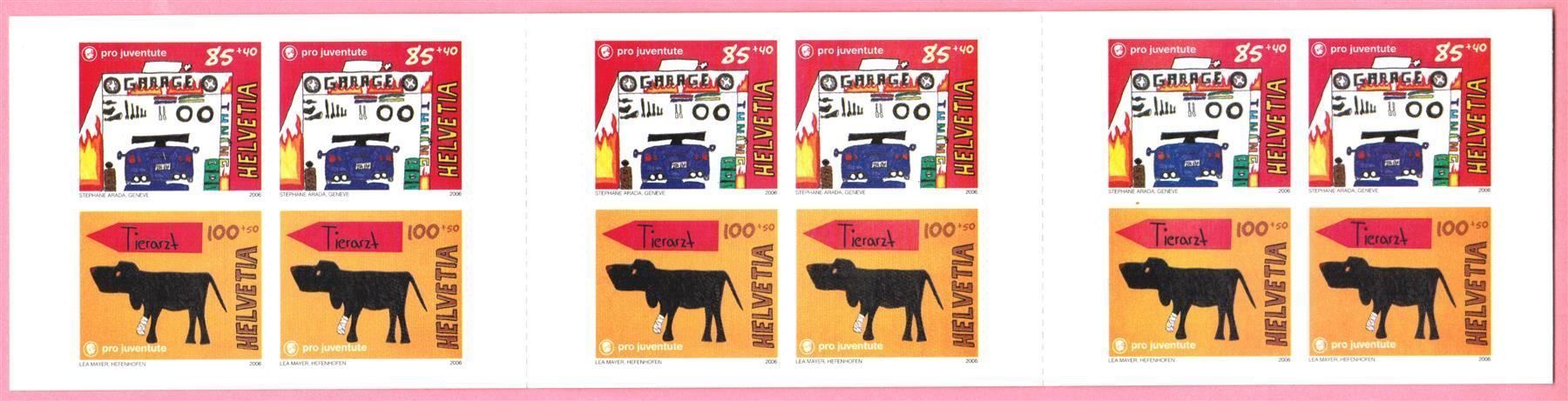 Tutti i francobolli: 2006  Marken - Heft   Pro Juventute  postfrisch    Frankatur – Nuovo (secondo la descrizione) da Mellingen venduto da Ginger