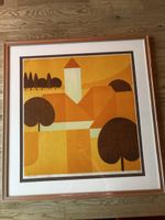 Kunstdruck von Urs Flury 1982 neu gerahmt