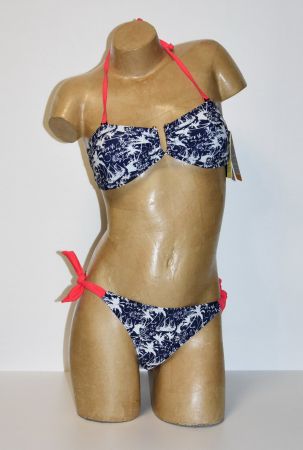 Icepeak Damen Bikini Badekleid Badeanzug/blau,Pink/Gr.42