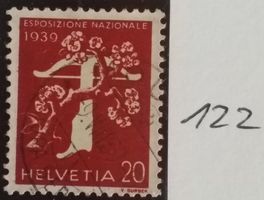 F122) 238y RM, Rollenmarke mit Nummer sauber ⊙ Kt. 150.-