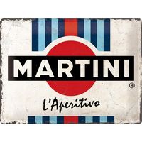 Martini Racing L'aperitivo Hängeschild Blechschild 30x40cm