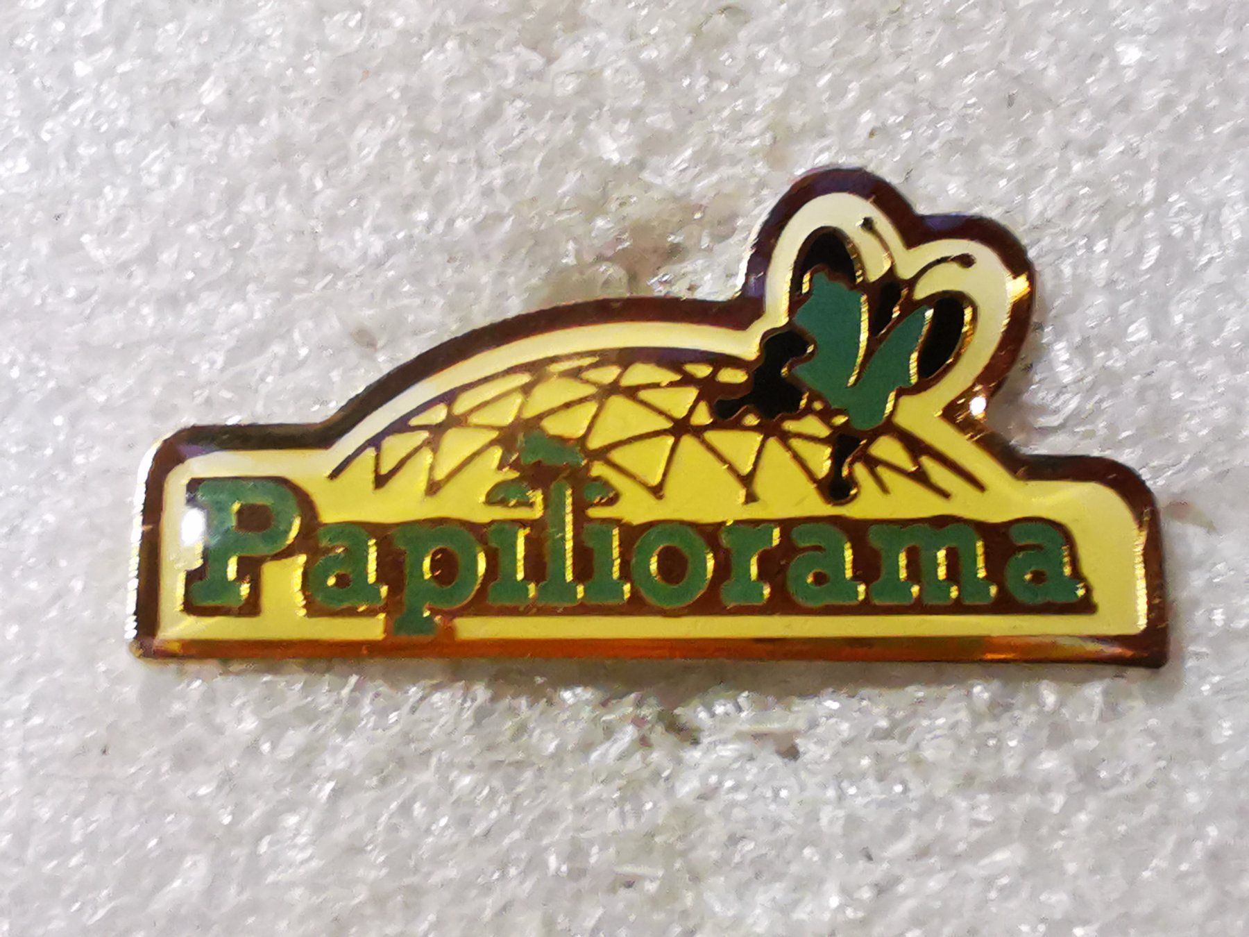 Placchette & Badge: Ansteckpin 94: Papiliorama – Usato da Oppligen venduto da Pin-Fall-Shop
