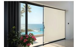 Klemmmarkise Taija beige 120 x 310 cm