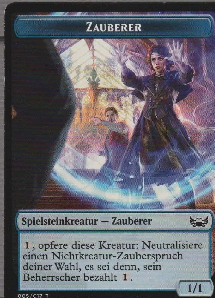 Magic The Gathering Carte collezionabili: TCG Magic The Gathering MTG De SNC Token 005 Zauberer – Nuovo (secondo la descrizione) da Vezia venduto da Aquarius_Age