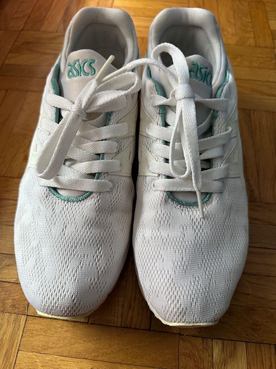 Asics Scarpe da uomo: Baskets Asics Gel Kayano Trainer Evo Blanches Taille 40 – Usato da Lausanne venduto da Magic1900 1