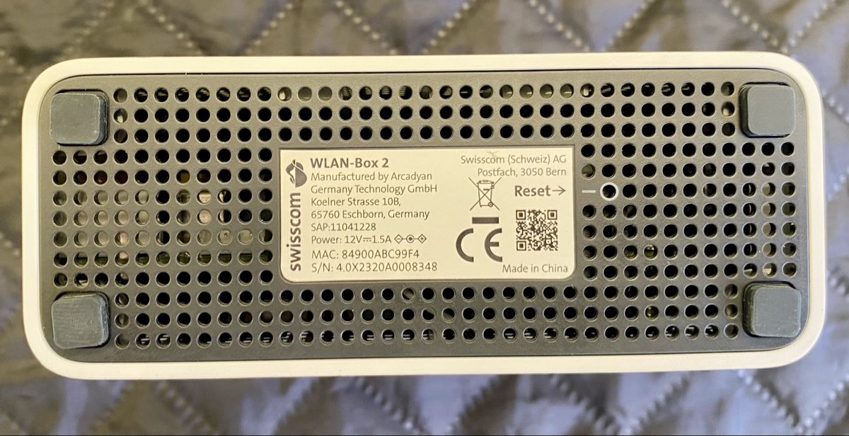 Swisscom WiFi:  WLAN-Box 2 Swisscom  – Usato da Ollon VD venduto da dav_l7zv 2