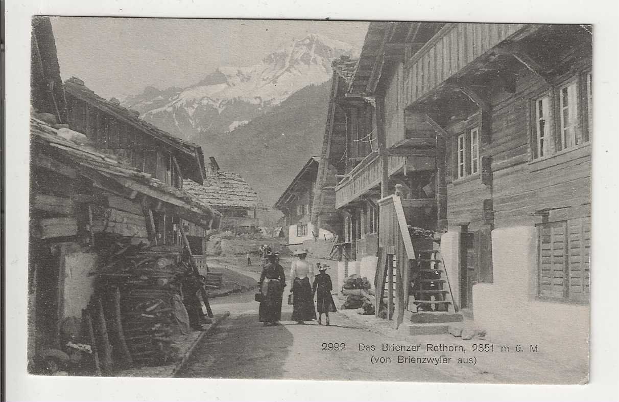 Ansichtskarten: Brienzwiler, 1907 – Gebraucht aus Spiez von Niesen20