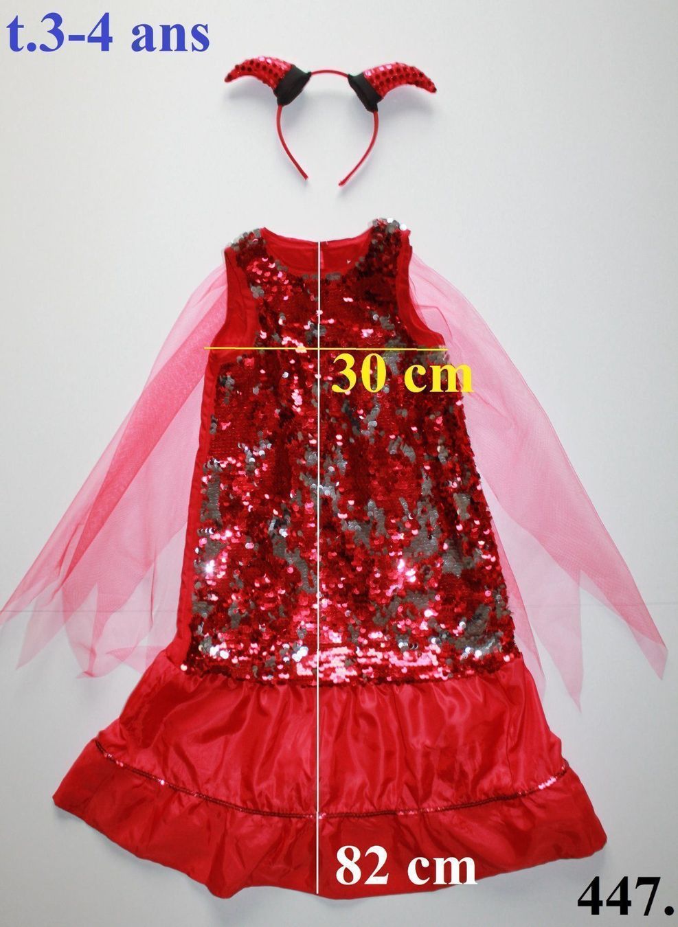Costumi: Costume diablesse / Teufel t. 3 - 4 ans – Usato da Peseux venduto da CoolShoping 1